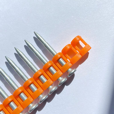 Oranje jas kogel ballistische punt nagel voor hard beton stalen nagels bouw gas nagels