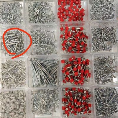 Metalen wasmachine 9,5 mm 3/4''Trunking Nails 19 mm voor TT Market Head Diameter 3,7 mm