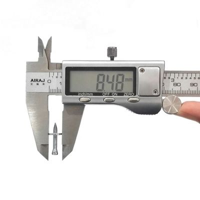 Smooth Shank Mini Hammer Drive Pin MK19 met 4 mm hoofddia. en 8,5 mm metalen wasmachine