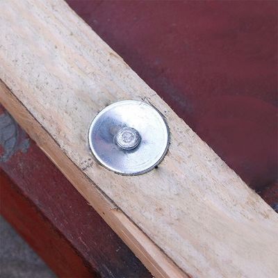 Cement Muur Staal Nagels Beton Nagels 2 inch Drive Pins met 1 inch Wasmachine 100 Pack