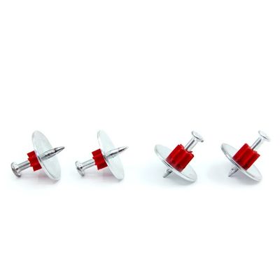 7.6mm Hoofddiameter 25mm Stalen wasmachine High Speed Stalen spijkers voor PDW Betonpinnen