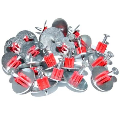 7.6mm Hoofddiameter 25mm Stalen wasmachine High Speed Stalen spijkers voor PDW Betonpinnen