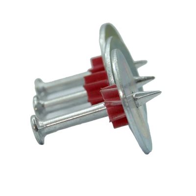 7.6mm Hoofddiameter 25mm Stalen wasmachine High Speed Stalen spijkers voor PDW Betonpinnen