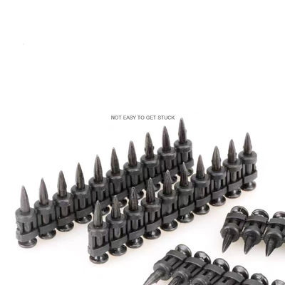 3.0mm Schankdiameter Zwarte stalen betonnen spijkers voor gas spijkers geweer zware bevestigingsmiddelen