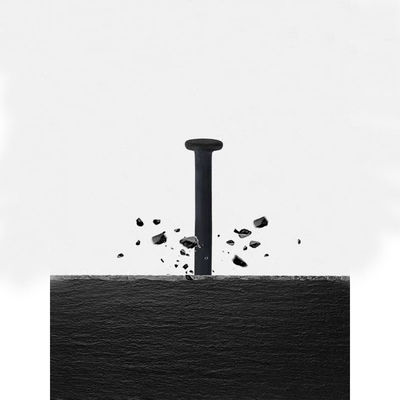 6.3 mm hoofddiameter Betonnen stalen spijkers met corrosiebestendige mechanische bekleding