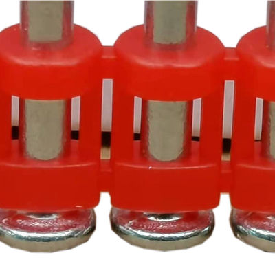 6.3 mm Platkop Gas Betonnagels Plastic band bevestigingsmiddelen voor bouwmaterialen