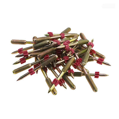 Gedrukt nagels High Speed Nagelpistool met zwarte Fluted Shank in zwart