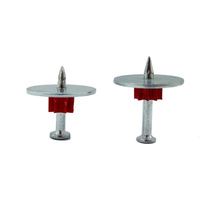 7.6mm Hoofddiameter Snijpunt Drive Pins De ideale oplossing voor het installeren van betonnen nagels