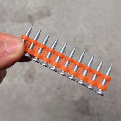 Mechanische gegalvaniseerde versterkte gasnagels voor hard beton en metaal