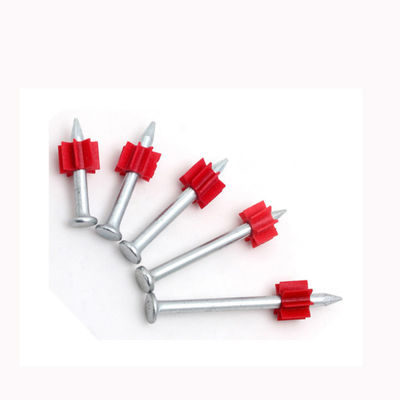 Glanzige schakel 7,6 mm/.300" hoofddiameter gegalvaniseerde beklede pinnen voor Ramset en beton