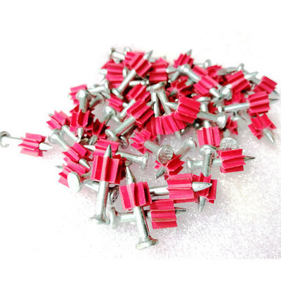 Glanzige schakel 7,6 mm/.300" hoofddiameter gegalvaniseerde beklede pinnen voor Ramset en beton