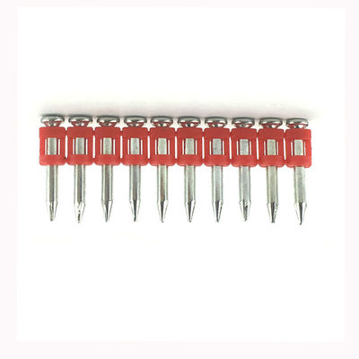 6.3mm Hoofddiaameter gegalvaniseerd-glinsterend Beton Nagels Strip Gas Nagel voor de bouw