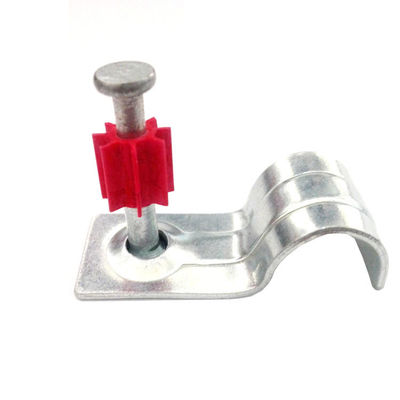 7.6 mm hoofddiameter pin clip nagel één gat geleiding riem voor veilige bevestiging aan beton