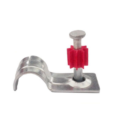 7.6 mm hoofddiameter pin clip nagel één gat geleiding riem voor veilige bevestiging aan beton