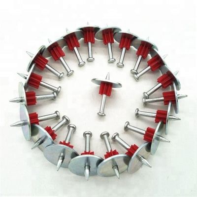 Glanzige schank Elektro gegalvaniseerd PDW-type Betonnagel met 25 mm metalen wasmachine