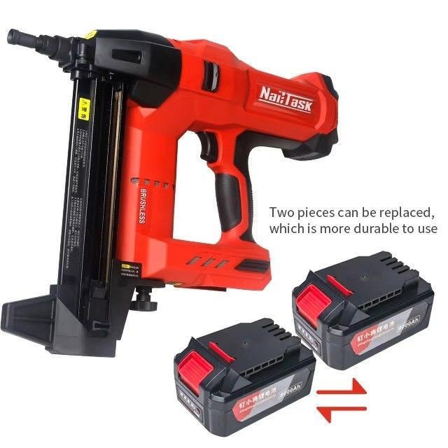 Nailtask DCCN 100X2 Guns Machine Luchtnietmachine Grade DIY Framing Nailer Batterij Spijkerpistool