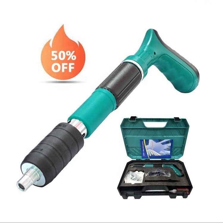 Blauw Mini Nagelpistool Set 5 versnellingen Verstelbare kracht voor industriële 50% korting Direct verkoop