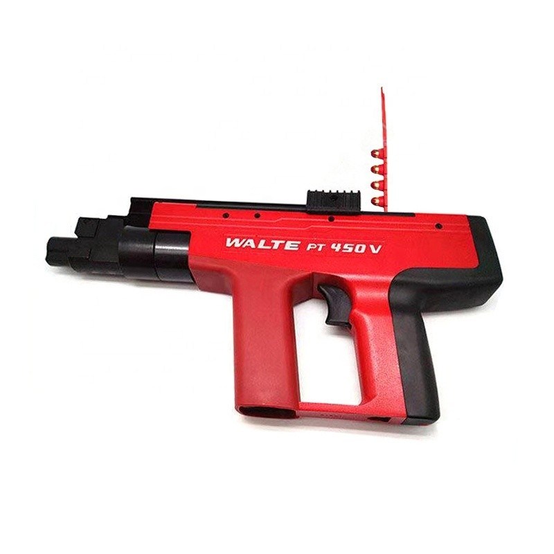 PT-450V poeder aangedreven nagelpistool met 355mm lengte en voor maximale nagellengte 3 1/2in
