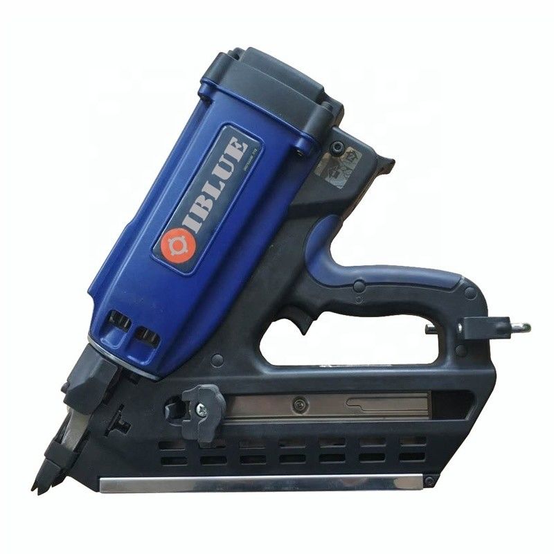 Li-ionbatterij 7.4V 1.2Ah Draadloos Framing Nailer 34 Grade Gas Nail Gun 50-90mm