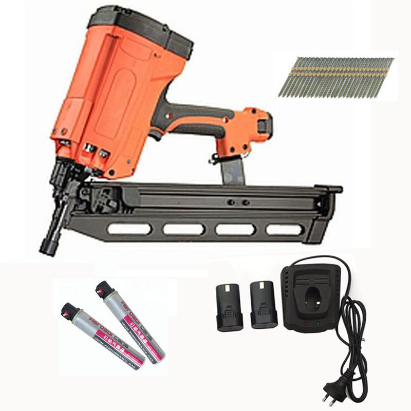 Krachtig zwaar gas aangedreven Lithium Framing Nailer Gun 7.93 lbs 3.6kgs 404*394*110mm