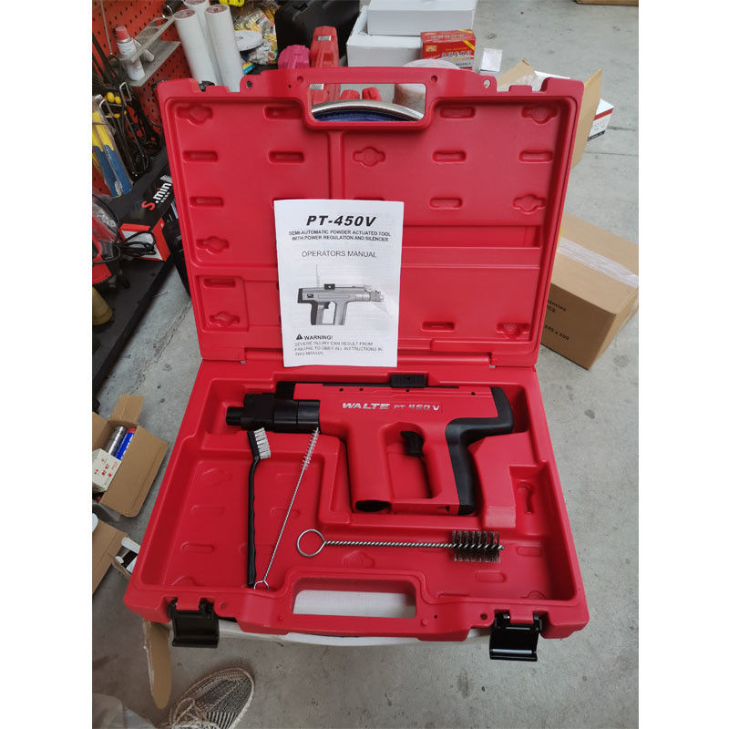 Max 2 1/4 inch Nail Length Cordless DX450 Powder Driven Concrete Nailer voor zwaar werk