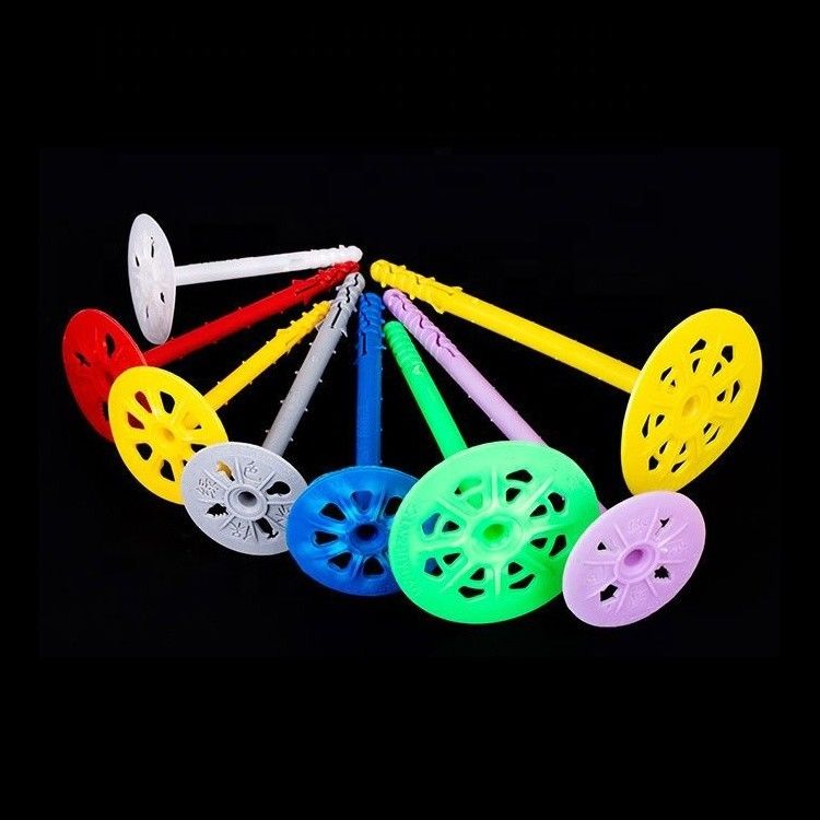 8 mm schakeldiameter Plastic Nylon Wall Plug Anker Drywall Dowel Board Isolatie bevestigingsmiddelen