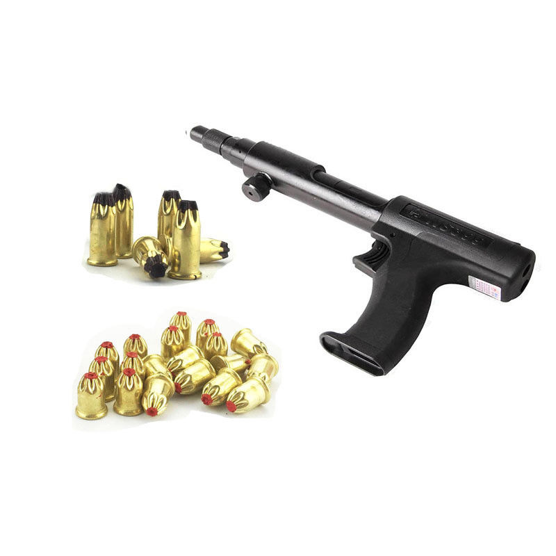 Krachtige zwarte daknagelpistool voor.22.27 cal Krachtbelastingen en 120V / 60HZ Spanning