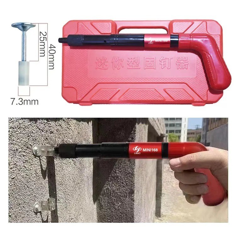 Op maat gemaakte mini plafond bevestigingsgereedschappen schieten Fixing Mini Nailer Punch Strong Wall Beton Nail Gun