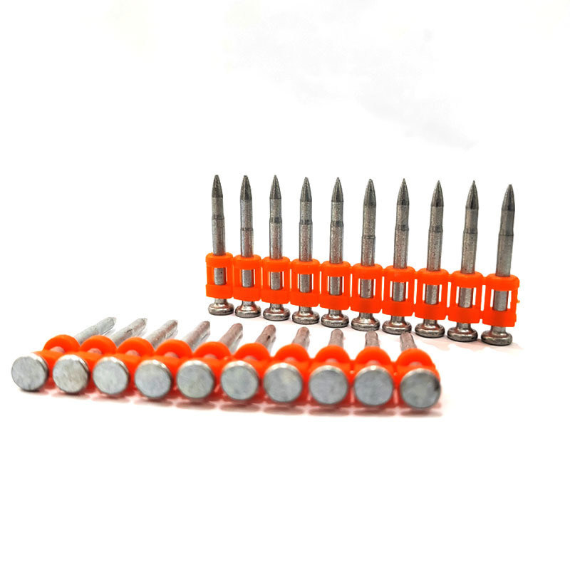 Tianjin 22 mm gegalvaniseerd staal gecolade pin nagelpistool met plat hoofd en fluitende schank