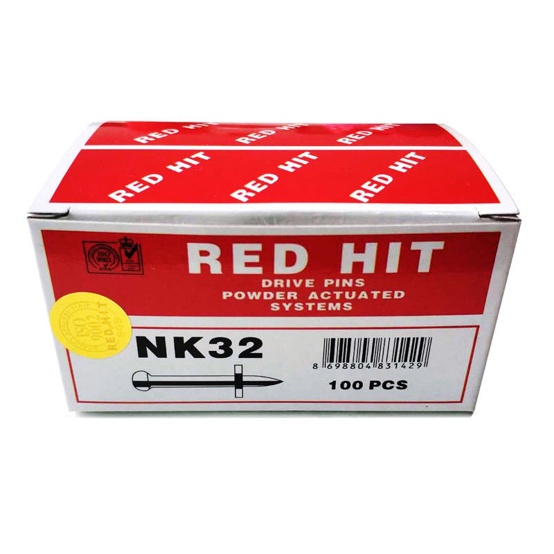 3.7mm Shake Dia. NK32 Shooting Nail Drive Pin met Metal Washer 12mm Integratie