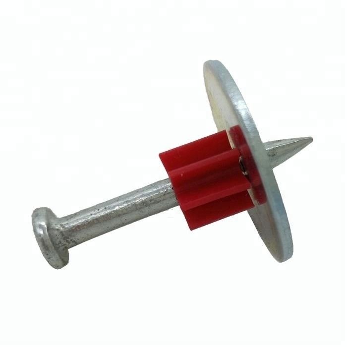 Glanzige schank Elektro gegalvaniseerd PDW-type Betonnagel met 25 mm metalen wasmachine
